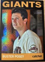 Buster Posey [Black Refractor] #HC20 Baseball Cards 2013 Topps Heritage Chrome Prices