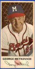 George Metkovich Baseball Cards 1954 Johnston Cookies Braves Prices