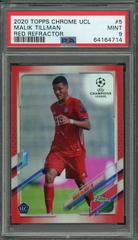 Malik Tillman [Red] Soccer Cards 2020 Topps Chrome UEFA Champions League Prices