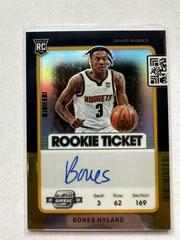 Bones Hyland [Variation Autograph Gold] Basketball Cards 2021 Panini Contenders Optic Prices