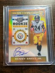 Benny Snell Jr. [Autograph Orange] #104 Football Cards 2019 Panini Contenders Optic Prices