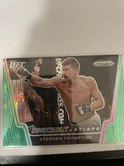 Stephen Thompson [Green Pulsar] #20 Ufc Cards 2021 Panini Prizm UFC Knockout Artists Prices