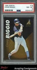 Craig Biggio #18 Baseball Cards 1995 Zenith Prices