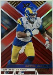 Aaron Donald [Red] #60 Football Cards 2022 Panini XR Prices