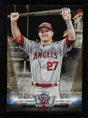 Mike Trout [Gold] Baseball Cards 2018 Topps Update Salute Prices