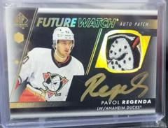 Pavol Regenda [Black] #FWAP-PR Hockey Cards 2022 SP Authentic Future Watch Autograph Patch Prices
