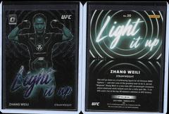 Zhang Weili [Purple Velocity] #20 Ufc Cards 2023 Panini Donruss Optic UFC Light It Up Prices