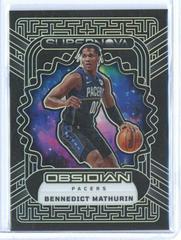 Bennedict Mathurin #2 Basketball Cards 2022 Panini Obsidian Supernova Prices