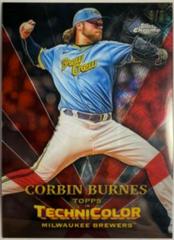 Corbin Burnes [Red] Baseball Cards 2023 Topps Chrome in Technicolor Prices