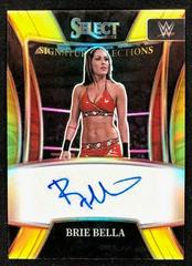 Brie Bella [Gold Prizm] #SN-BBL Wrestling Cards 2022 Panini Select WWE Signature Selections Prices