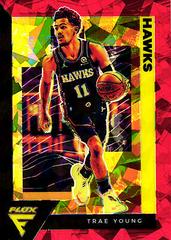 Trae Young [Red Cracked Ice] #1 Basketball Cards 2020 Panini Flux Prices