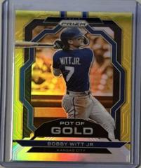 Bobby Witt Jr. [Gold] #PG3 Baseball Cards 2023 Panini Prizm Pot of Gold Prices
