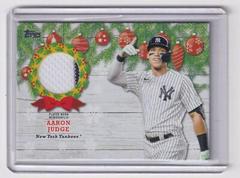 Aaron Judge Baseball Cards 2022 Topps Holiday Relics Prices