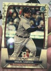 Miguel Cabrera [SuperFractor] #12 Baseball Cards 2023 Bowman Chrome Prices