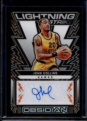 John Collins [Orange] #LSS-JCL Basketball Cards 2021 Panini Obsidian Lightning Strike Signatures Prices