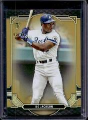 Bo Jackson [Gold] #1 Baseball Cards 2022 Topps Triple Threads Prices