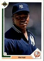 Mel Hall #392 Baseball Cards 1991 Upper Deck Prices