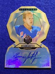 Brian Leetch [Gold Autograph] #DC-74 Hockey Cards 2020 SP Signature Edition Legends Decagons Prices