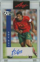 Luis Figo Soccer Cards 2022 Pro Set Autographs Prices