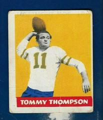 Tommy Thompson #9 Football Cards 1948 Leaf Prices