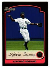 Alfonso Soriano #121 Baseball Cards 2003 Bowman Prices