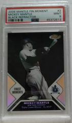 Mickey Mantle [Black Refractor] #2 Baseball Cards 2006 Finest Mantle Finest Moments Prices