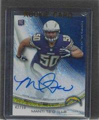 Manti TE'O [Frost Refractor] #A-MT Football Cards 2013 Topps Platinum Autograph Prices