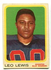Leo Lewis #78 Football Cards 1963 Topps CFL Prices