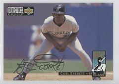 Carl Everett[Silver Signature] #6 Baseball Cards 1994 Collector's Choice Prices