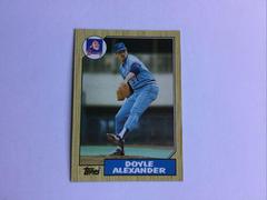 Doyle Alexander #686 Baseball Cards 1987 Topps Prices