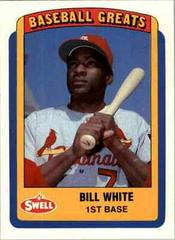 Bill White #9 Baseball Cards 1990 Swell Greats Prices