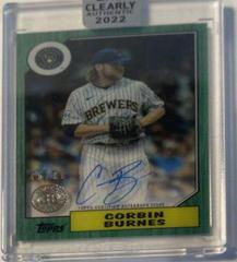 Corbin Burnes [Green] #87TBA-CB Baseball Cards 2022 Topps Clearly Authentic 1987 Autographs Prices