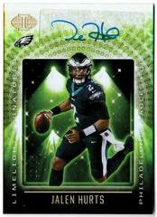 Jalen Hurts [Green] #LS-JU Football Cards 2021 Panini Illusions Limelight Signatures Prices