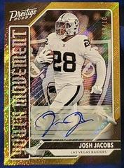 Josh Jacobs [Autograph Gold] #YM-19 Football Cards 2023 Panini Prestige Youth Movement Prices