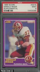 Gerald Riggs Football Cards 1989 Panini Score Supplemental Prices
