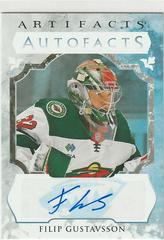 Filip Gustavsson #AF-FG Hockey Cards 2023 Upper Deck Artifacts Autograph Facts Prices