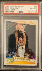 Mike Dunleavy Refractor #23 Basketball Cards 2005 Topps Chrome Prices