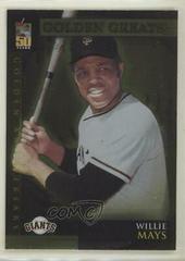 Willie Mays #GA4 Baseball Cards 2001 Topps Golden Anniversary Prices