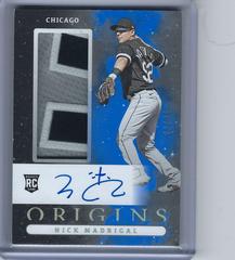 Nick Madrigal [Blue Gold Ink] #OS-NM Baseball Cards 2021 Panini Chronicles Origins Signatures Prices