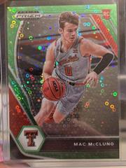 Mac McClung [Green Shimmer Prizm] #39 Basketball Cards 2021 Panini Prizm Draft Picks Prices