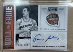 Sarunas Marciulionis Basketball Cards 2020 Panini Chronicles Hall of Fame Autographs Prices