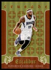 DeMarcus Cousins [Red] #4 Basketball Cards 2015 Panini Excalibur Crusade Prices