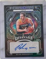 Bojan Bogdanovic #GA-BBO Basketball Cards 2021 Panini Obsidian Galaxy Autographs Prices