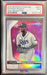 Wander Franco [Pink Refractor] Baseball Cards 2020 Bowman Sterling Prices
