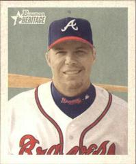 Chipper Jones [Mini] #16 Baseball Cards 2006 Bowman Heritage Prices