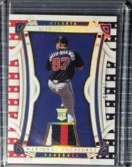 AJ Smith Shawver [Gold] #48 Baseball Cards 2023 Panini National Treasures Red White and Blue Prices