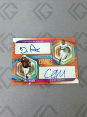 Devon Achane, Cam Smith [Prismatic Orange] #CC-19 Football Cards 2023 Leaf Vivid Autographs Colorful Combos Prices
