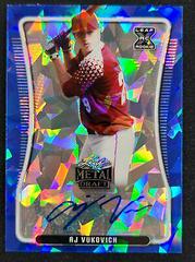 AJ Vukovich [Blue Crystal] #BA-AJV Baseball Cards 2020 Leaf Metal Draft Autographs Prices