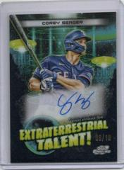 Corey Seager [Black Eclipse] Baseball Cards 2023 Topps Cosmic Chrome Autographs Prices