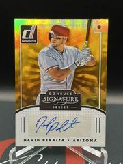 David Peralta [Gold] Baseball Cards 2016 Panini Donruss Signature Series Prices